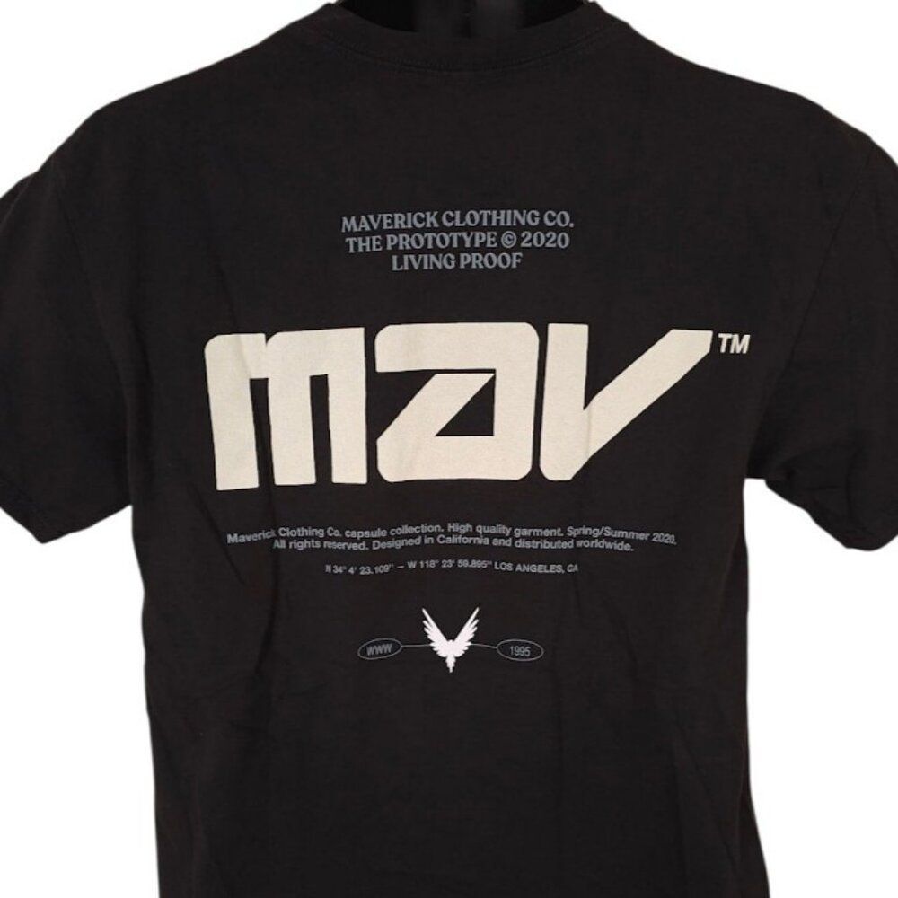 Maverick T Shirt Mens Size Small Black Logan Paul Streetwear MAV